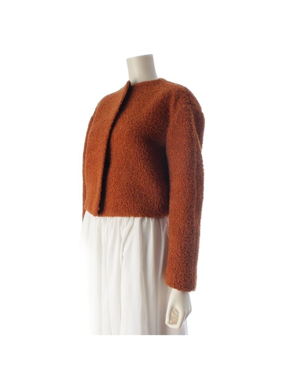 Gucci Wool Mohair Alpaca Tweed Color Jacket Brown 36 - Picture 2 of 10